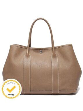 Hermes Tote Silver Garden Party PM